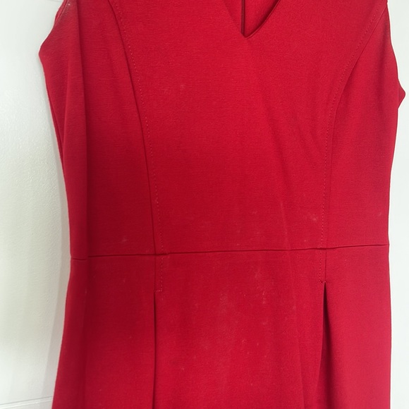Banana Republic Red sheath dress. Size 4. Knee length - Picture 3 of 5
